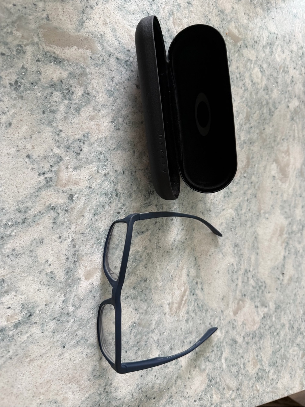Teen Oakley Navy Blue Optical Frames with Protective Case